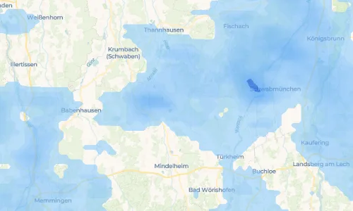 Regenradar Vorschaubild - Aktuelle Niederschläge in Mörgen und Umgebung