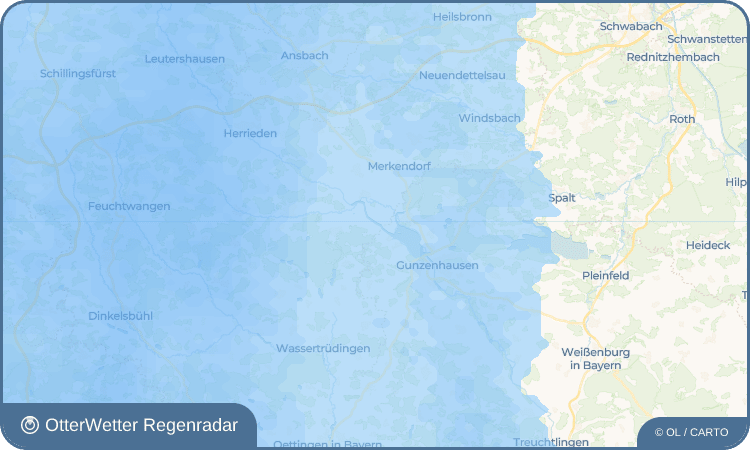 OtterWetter Regenradar-Widget Mörsach