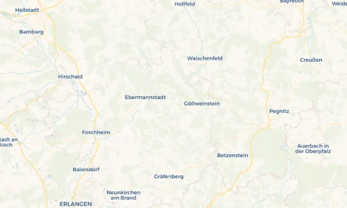 Regenradar Vorschaubild - Aktuelle Niederschläge in Moggast und Umgebung