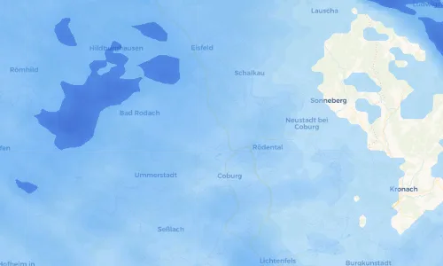 Regenradar Vorschaubild - Aktuelle Niederschläge in Moggenbrunn und Umgebung
