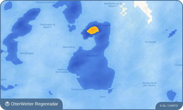 OtterWetter Regenradar-Widget Monheim