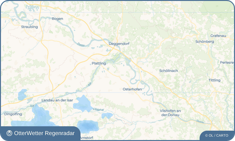 OtterWetter Regenradar-Widget Moos