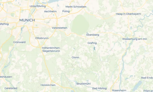 Regenradar Moosach: aktuelle Niederschläge in Moosach und Umgebung, Stand 31. Oktober 2026 um 12:40 Uhr