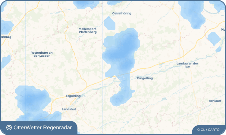 OtterWetter Regenradar-Widget Moosberg