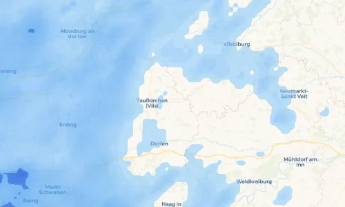 Regenradar Vorschaubild - Aktuelle Niederschläge in Moosen (Vils) und Umgebung
