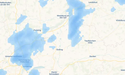 Regenradar Vorschaubild - Aktuelle Niederschläge in Mooslern und Umgebung