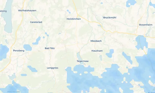 Regenradar Vorschaubild - Aktuelle Niederschläge in Moosrain und Umgebung
