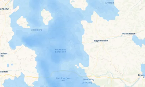Regenradar Vorschaubild - Aktuelle Niederschläge in Moosvogl und Umgebung