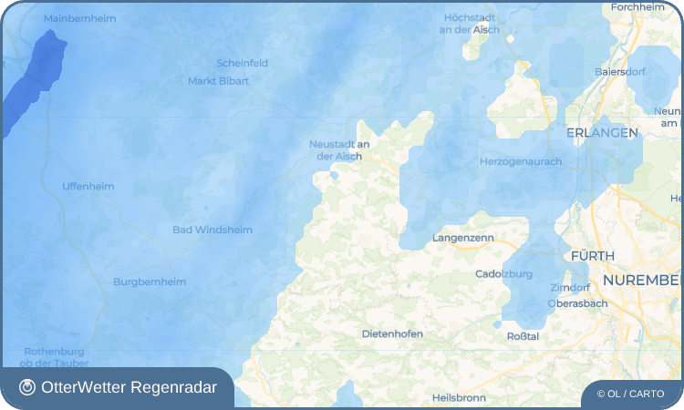OtterWetter Regenradar-Widget Morbach