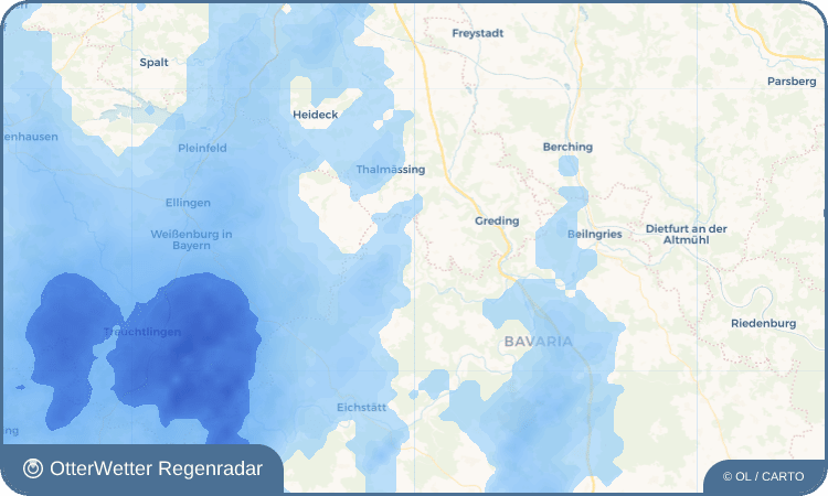 OtterWetter Regenradar-Widget Morsbach