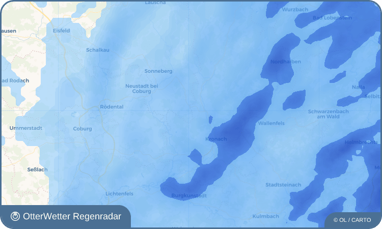 Wetter-Widget-Vorschau mit Vorhersagedaten für Mostholz
