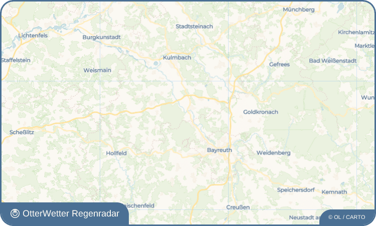 OtterWetter Regenradar-Widget Muckenreuth
