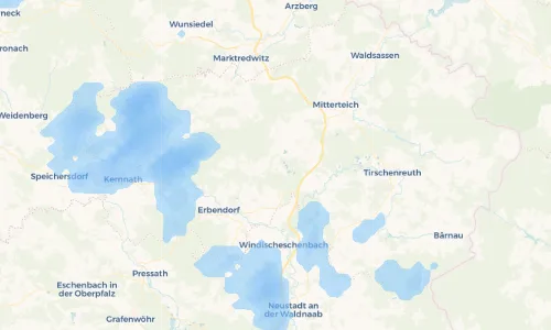 Regenradar Vorschaubild - Aktuelle Niederschläge in Muckenthal und Umgebung