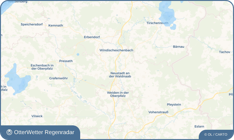 OtterWetter Regenradar-Widget Mühlberg