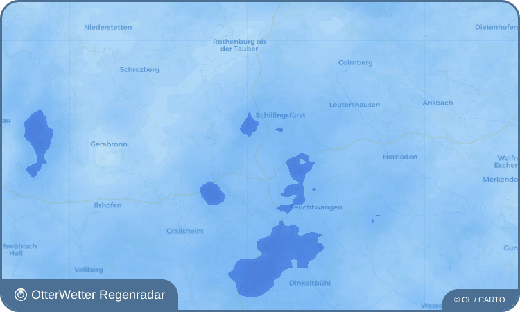 Widget-Vorschau für Mühlen Wetter-Widget-Vorschau mit Vorhersagedaten für Mühlen