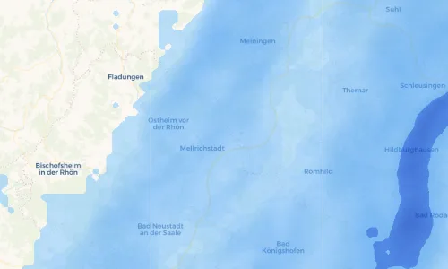 Regenradar Vorschaubild - Aktuelle Niederschläge in Mühlfeld und Umgebung