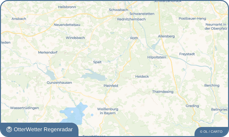 OtterWetter Regenradar-Widget Mühlstetten