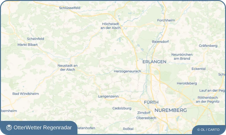 Wetter-Widget-Vorschau mit Vorhersagedaten für Münchaurach
