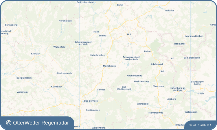 OtterWetter Regenradar-Widget Münchberg
