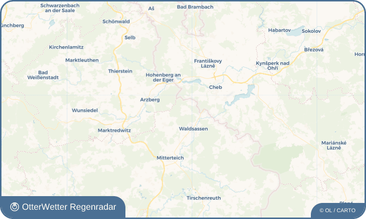 OtterWetter Regenradar-Widget Münchenreuth