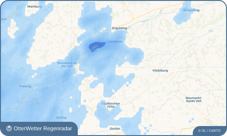 OtterWetter Regenradar-Widget Münchsdorf