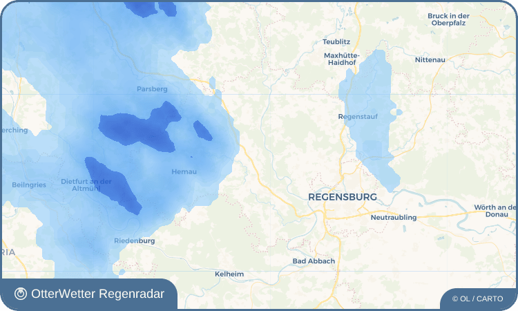 OtterWetter Regenradar-Widget Münchsried
