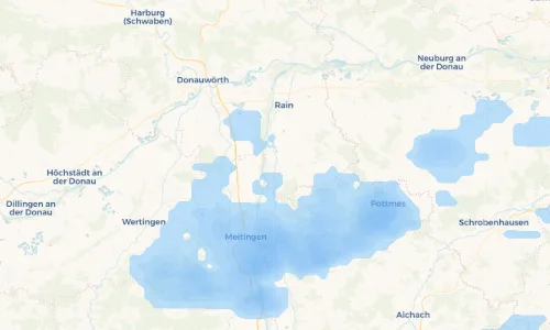 Regenradar Vorschaubild - Aktuelle Niederschläge in Münster und Umgebung