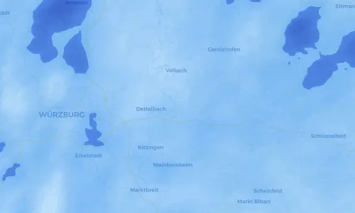 Regenradar Vorschaubild - Aktuelle Niederschläge in Münsterschwarzach und Umgebung
