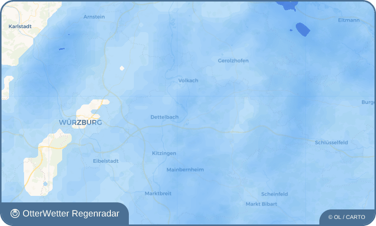 Wetter-Widget-Vorschau mit Vorhersagedaten für Münsterschwarzach