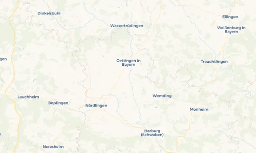 Regenradar Vorschaubild - Aktuelle Niederschläge in Munningen und Umgebung