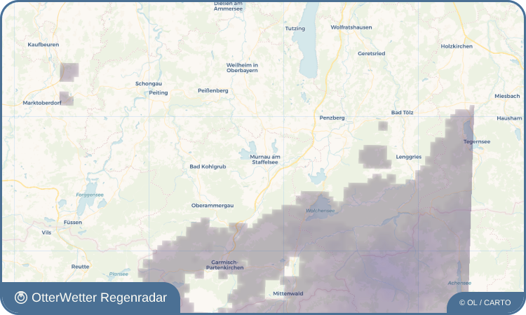 OtterWetter Regenradar-Widget Murnau am Staffelsee