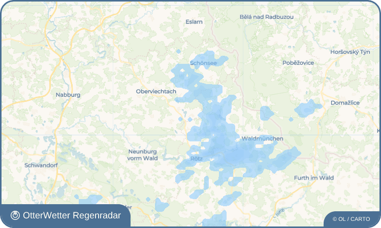 OtterWetter Regenradar-Widget Muschenried