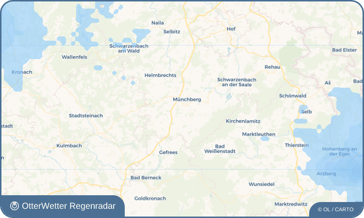 OtterWetter Regenradar-Widget Mussen