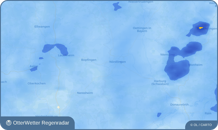 OtterWetter Regenradar-Widget Nähermemmingen