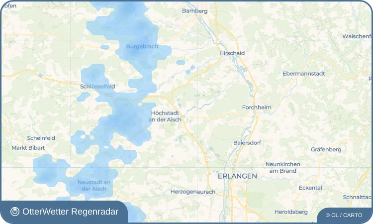 Wetter-Widget-Vorschau mit Vorhersagedaten für Nainsdorf