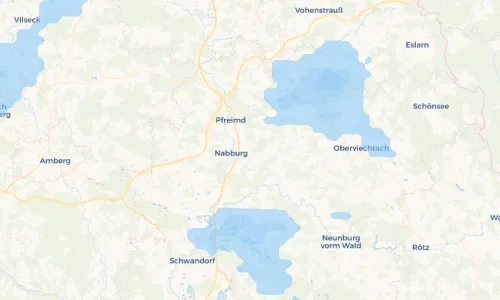 Regenradar Vorschaubild - Aktuelle Niederschläge in Namsenbach und Umgebung