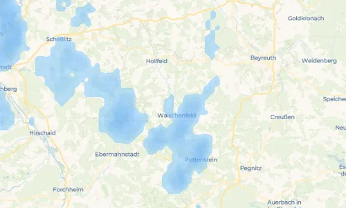 Regenradar-Vorschau: aktuelle Niederschläge in Nankendorf und Umgebung