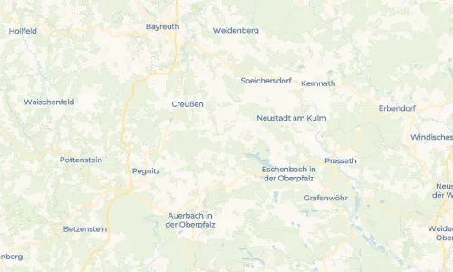 Regenradar Vorschaubild - Aktuelle Niederschläge in Naslitz und Umgebung