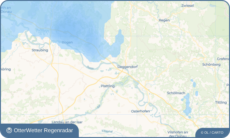 OtterWetter Regenradar-Widget Natternberg