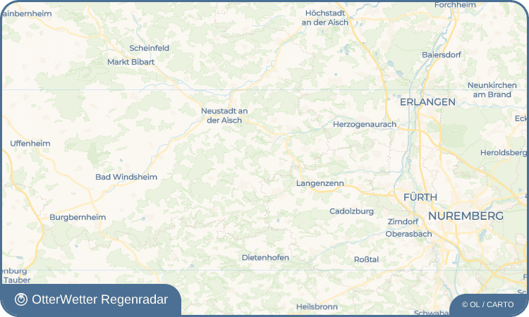OtterWetter Regenradar-Widget Neidhardswinden