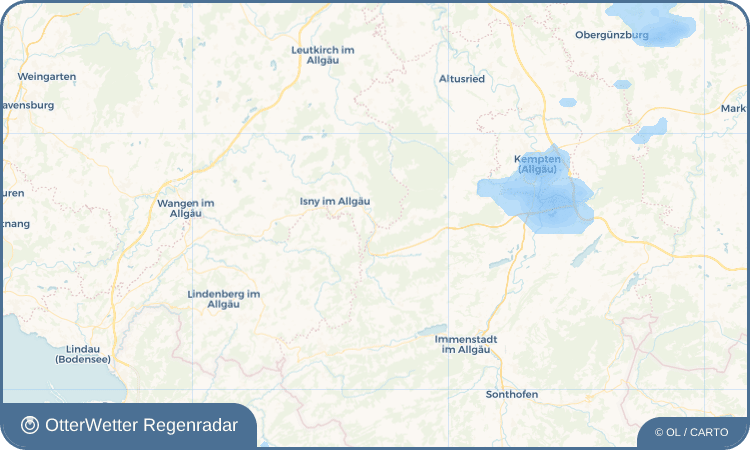 Wetter-Widget-Vorschau mit Vorhersagedaten für Nellenbruck