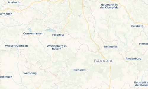 Regenradar Vorschaubild - Aktuelle Niederschläge in Nennslingen und Umgebung