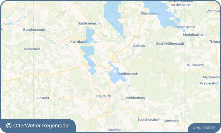 OtterWetter Regenradar-Widget Nenntmannsreuth