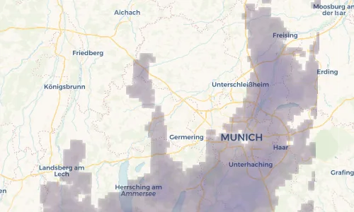 Regenradar Vorschaubild - Aktuelle Niederschläge in Neu-Esting und Umgebung