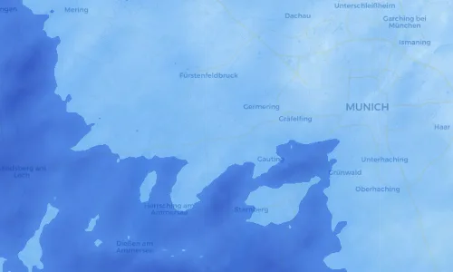 Regenradar Vorschaubild - Aktuelle Niederschläge in Neubau Wohnhaus Apostelholzweg 14d und Umgebung