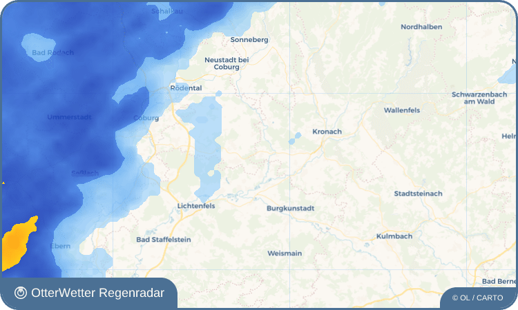 OtterWetter Regenradar-Widget Neubrand