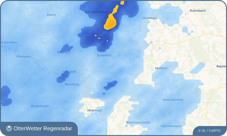 OtterWetter Regenradar-Widget Neudorf bei Scheßlitz