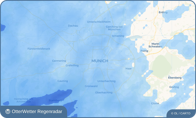 Wetter-Widget-Vorschau mit Vorhersagedaten für Neue Maxburg