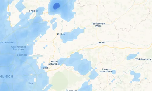 Regenradar Vorschaubild - Aktuelle Niederschläge in Neufahrn und Umgebung