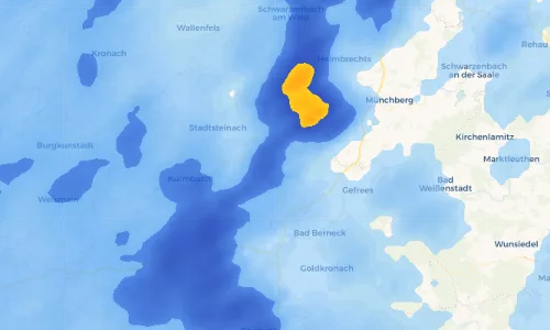 Regenradar Vorschaubild - Aktuelle Niederschläge in Neufang und Umgebung